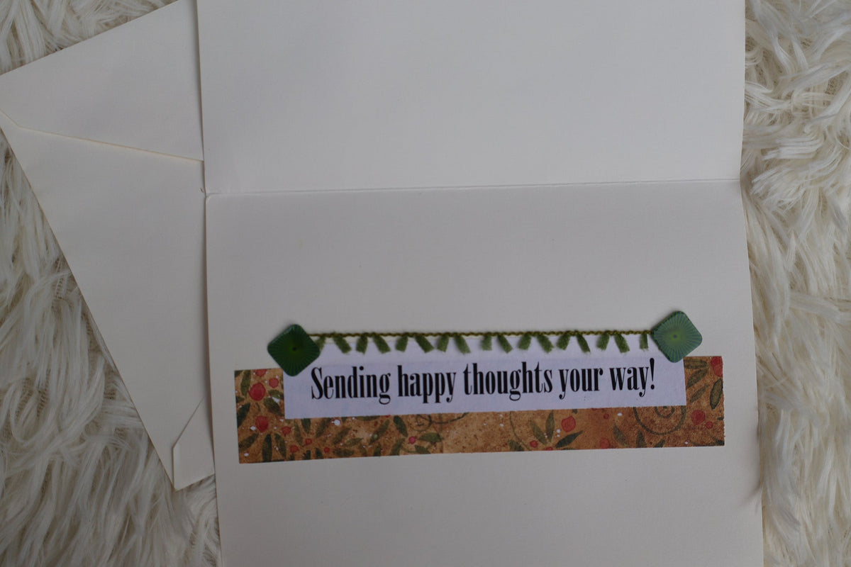 Handmade Greeting Card – “share your happiness”