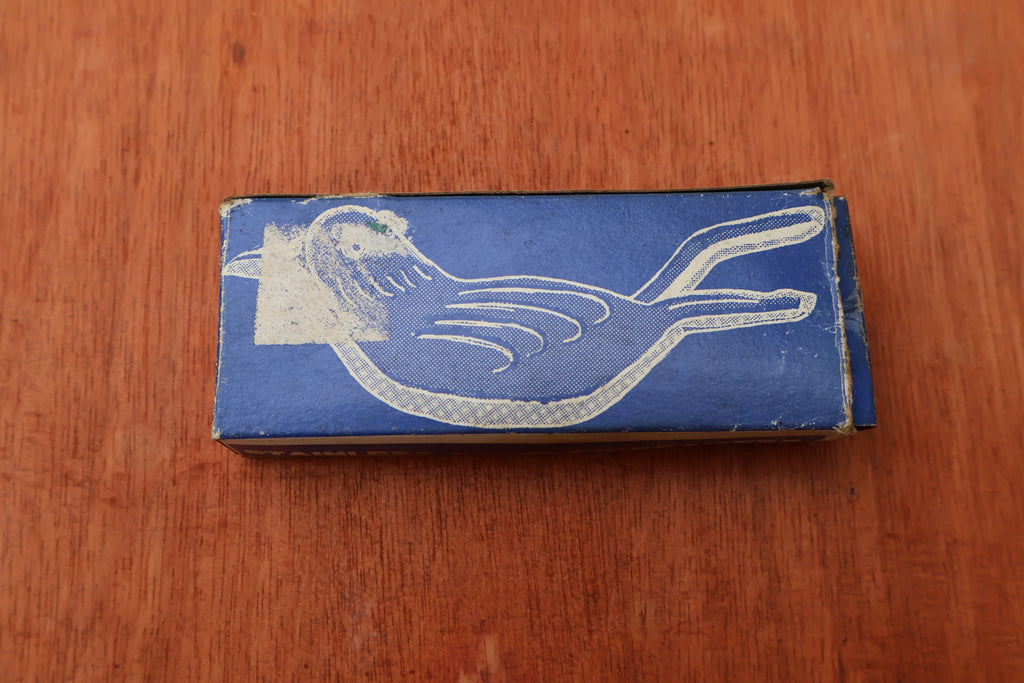 Vintage Bird-Shaped Stainless Steel Fruit Press with Original Box – 1985