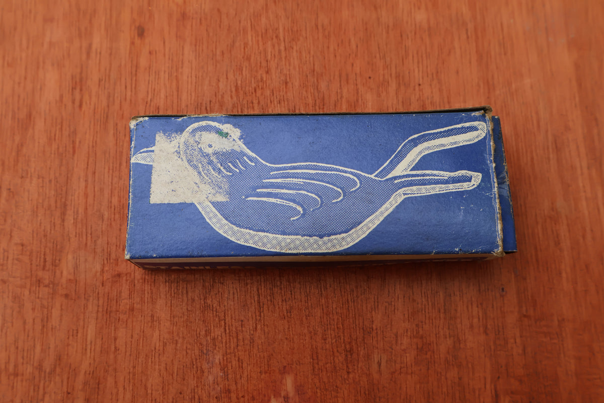 Vintage Bird-Shaped Stainless Steel Fruit Press with Original Box – 1985