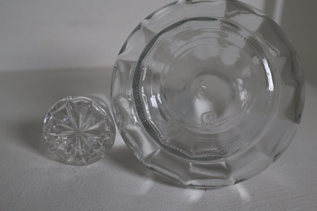 Anchor Hocking Fluted Glass Oil Cruet with Stopper