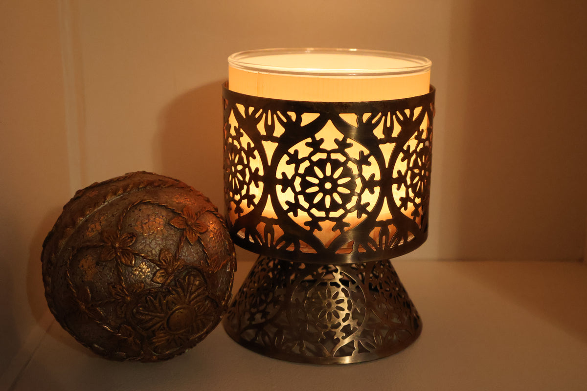 Better Homes & Gardens Ornate Perforated Metal Candle Holder
