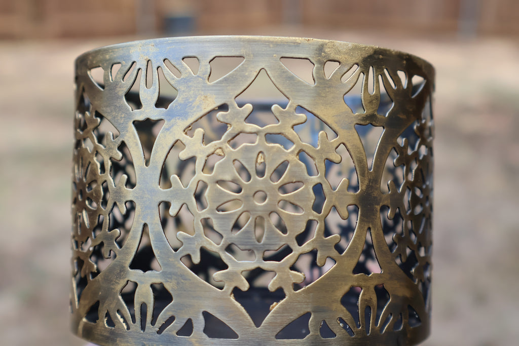 Better Homes & Gardens Ornate Perforated Metal Candle Holder