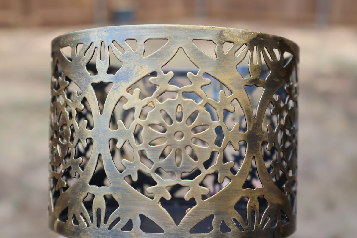 Better Homes & Gardens Ornate Perforated Metal Candle Holder