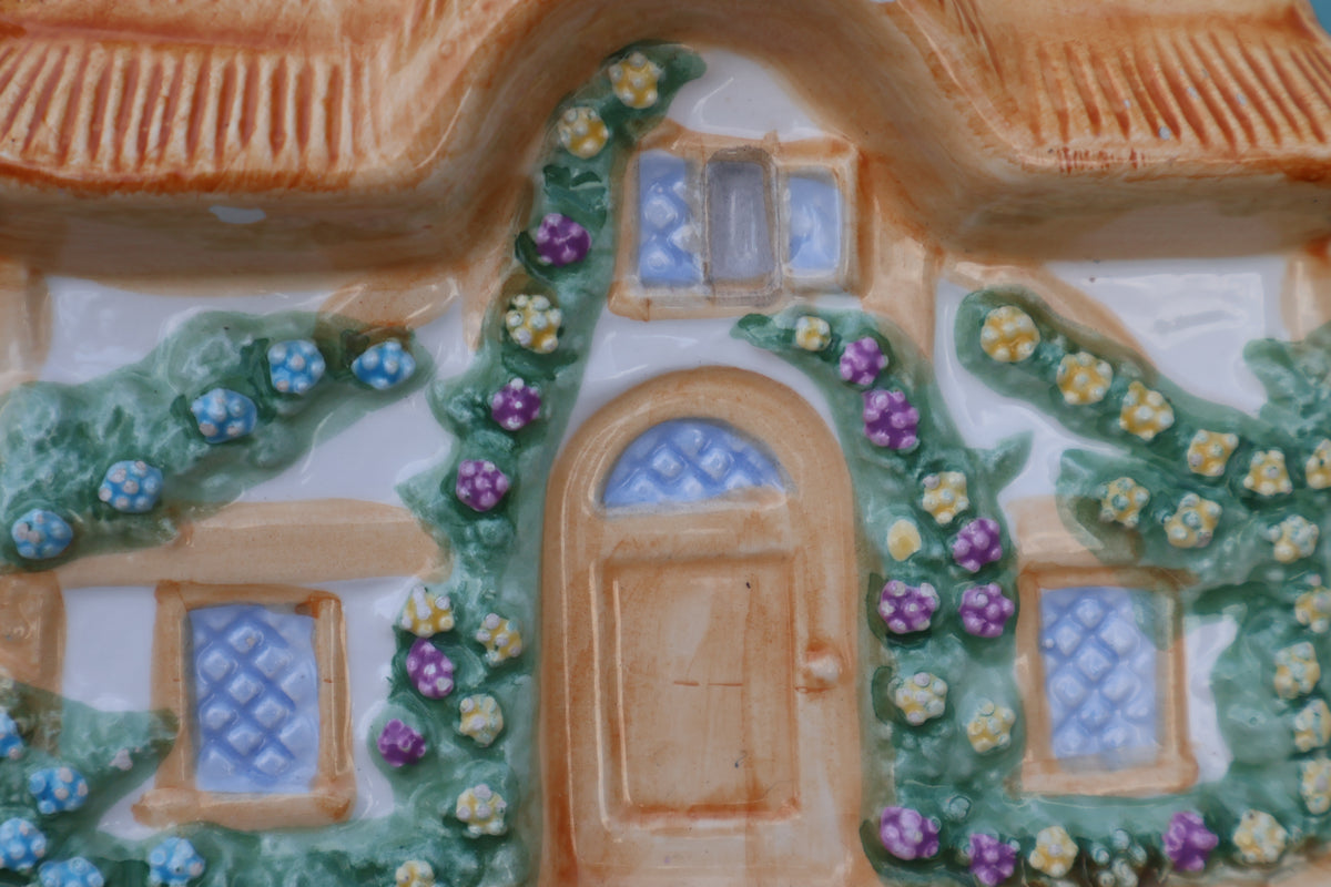 Vintage Teleflora Ceramic Cottage Jar by Violet L. Schwenig