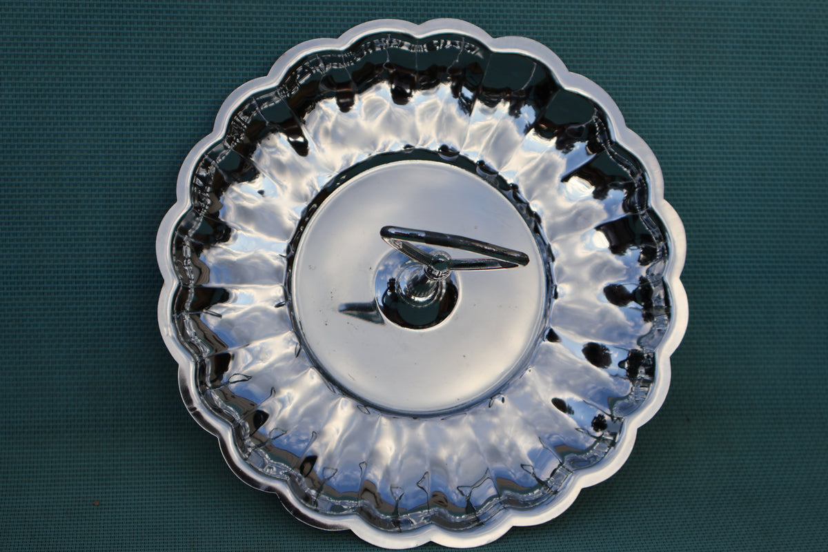 Handled Chromium Tidbit Serving Tray
