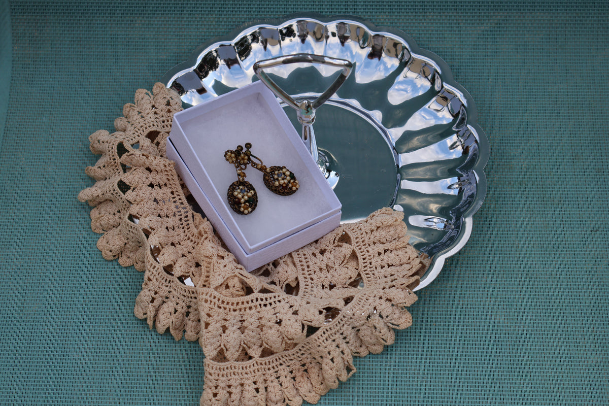 Handled Chromium Tidbit Serving Tray
