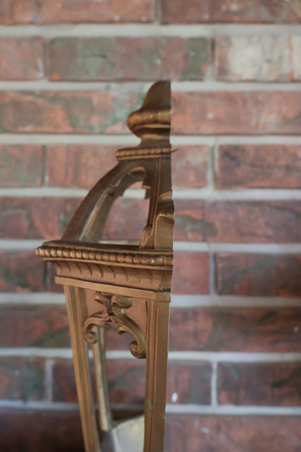 Vintage Homco Hollywood Regency Gold Lantern Wall Hanging