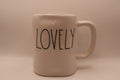 Rae Dunn “Lovely” Coffee Mug – Approximately 18 fl oz