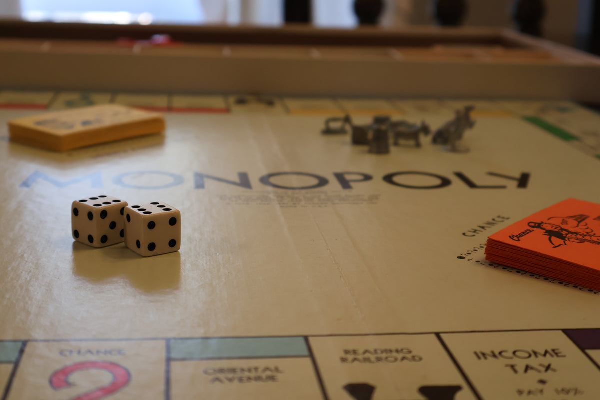 Vintage 1970 Monopoly Board Game