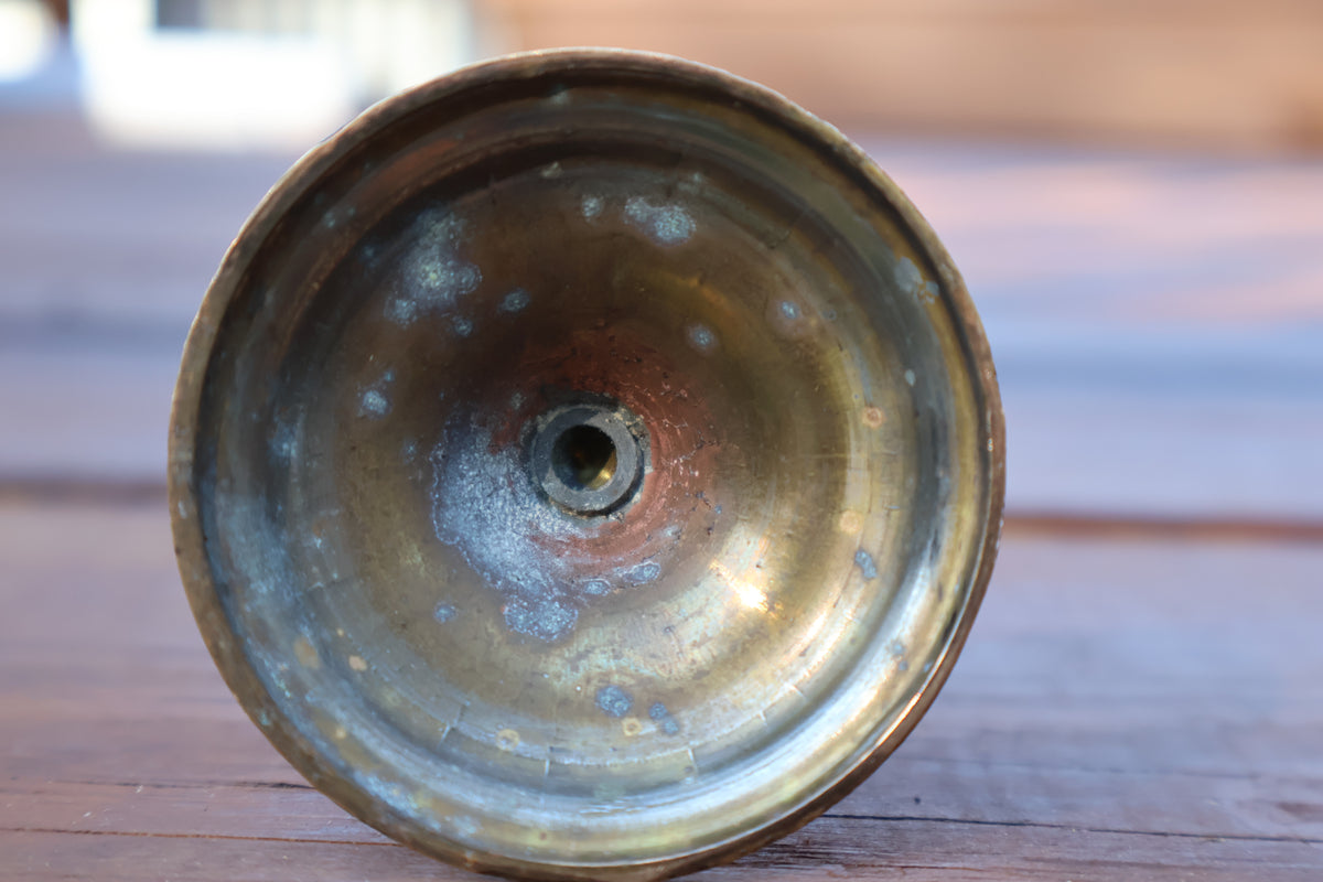 Vintage Miniature Brass Candlestick – 4.5" Tall
