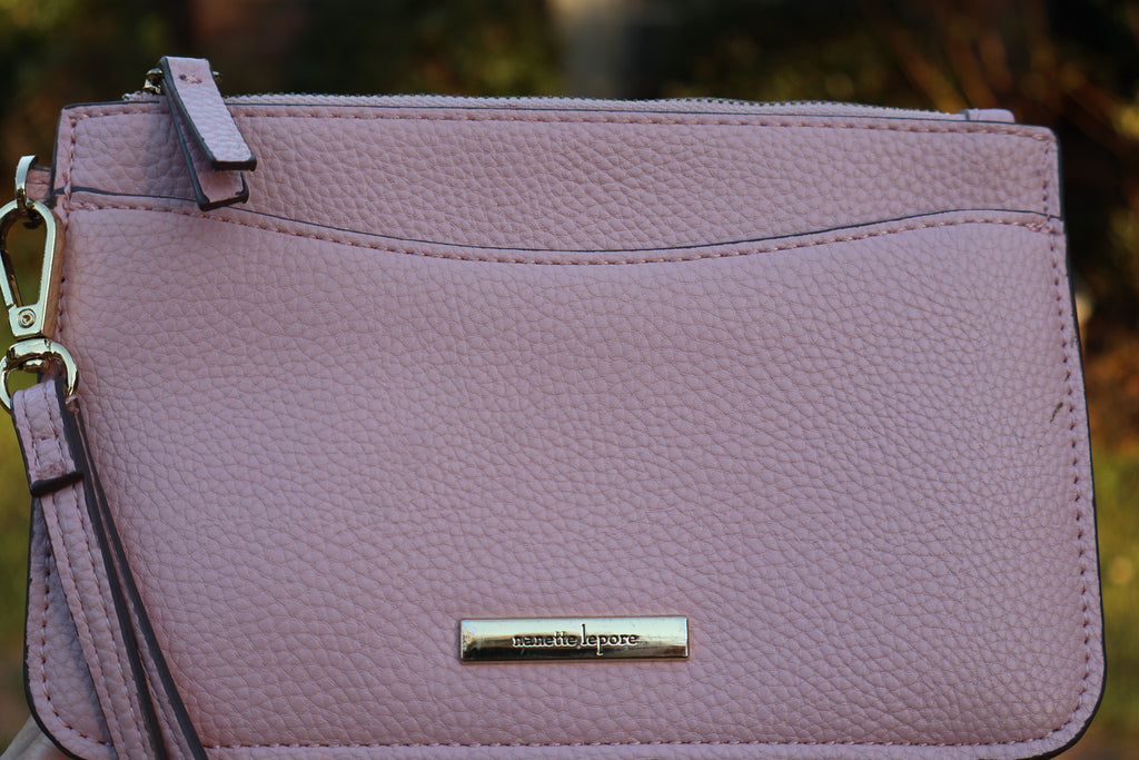 Nanette Lepore Pink Wristlet Wallet