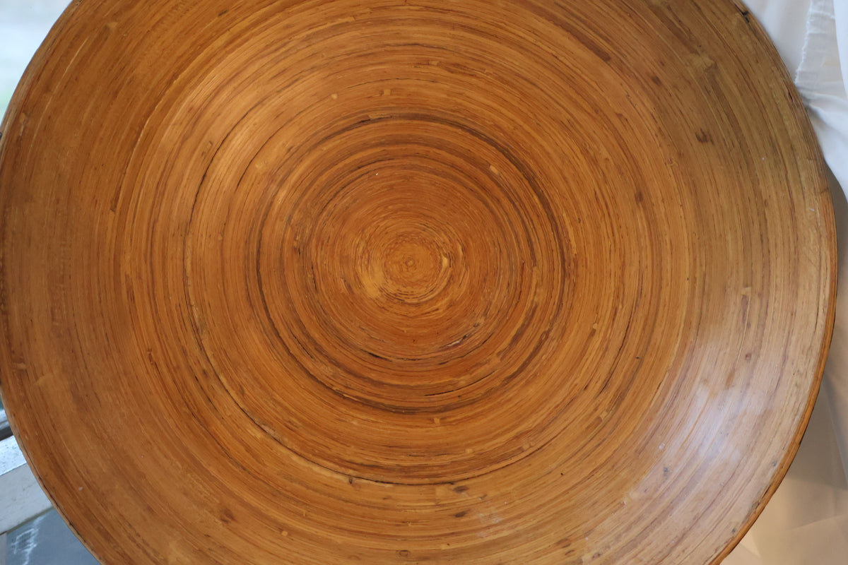 Decorative Wood Bowl – 13" Diameter