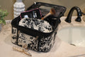 Black & White Toile de Jouy Makeup Case – 2-Piece Set