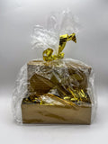 Gold Gilded & Pearl Oyster Shell Jewelry Holder