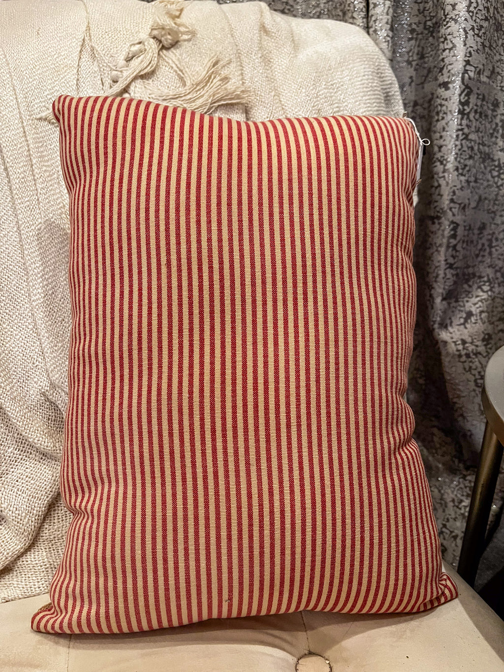 Cross Stitch Santa Pillow